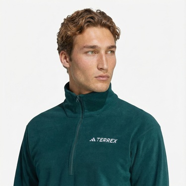  adidas Mountain Essentials Fleece Erkek Yeşil Polar