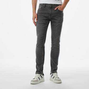  Nautica Erkek Gri Slim Fit Pantolon