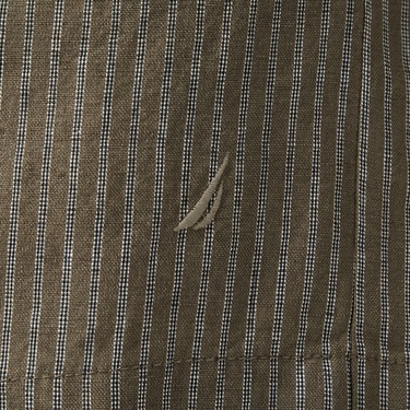  Nautica Kadın Kahverengi Relaxed Fit Çizgili Şort