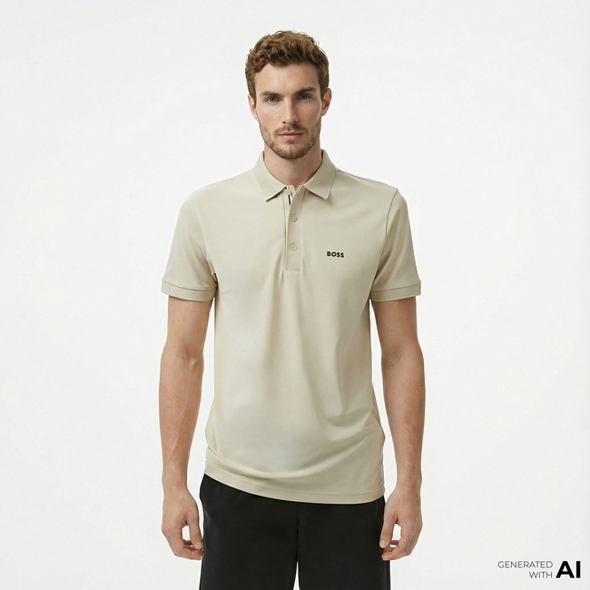  Boss Paule Erkek Bej Polo