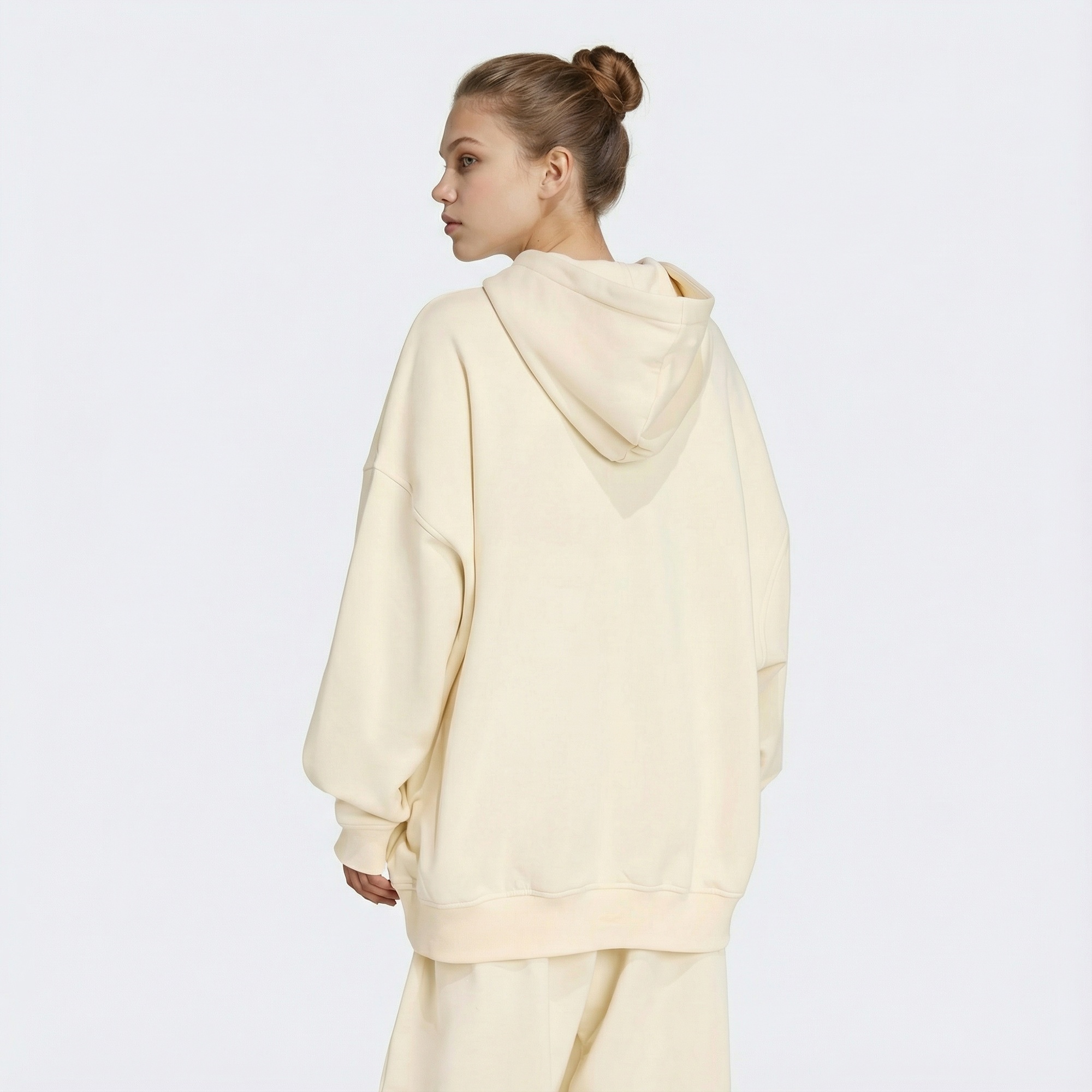 adidas Essentials Lin Kadın Krem Hoodie