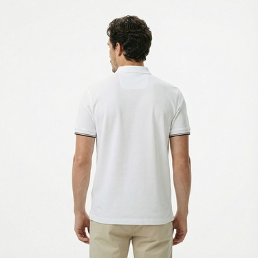  Boss Philix Pima Erkek Beyaz Polo