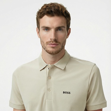  Boss Paule Erkek Bej Polo