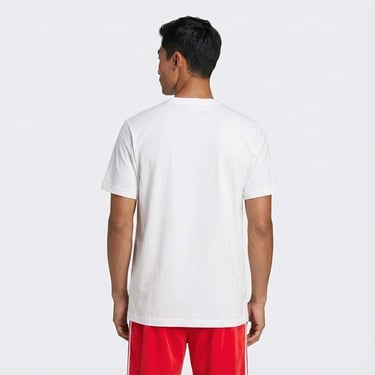  adidas Oversize Erkek Beyaz T-Shirt