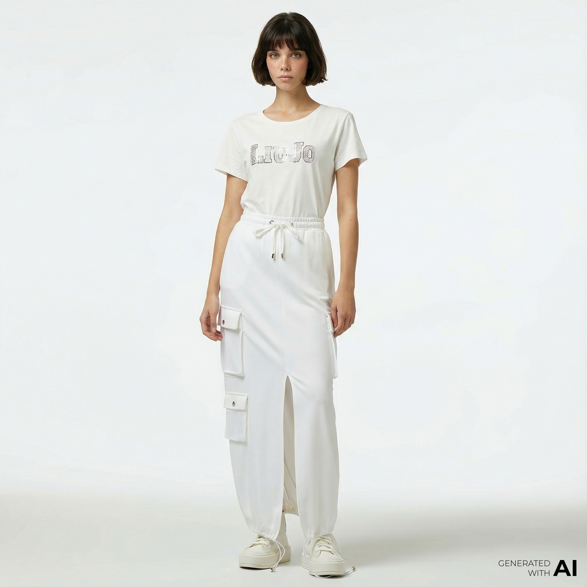 Liu Jo Kadın Beyaz Etek