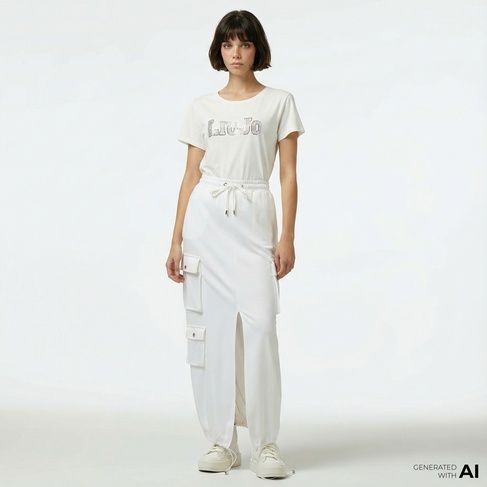  Liu Jo Kadın Beyaz Etek