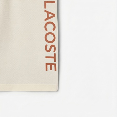  Lacoste Çocuk Renk Bloklu Bej Polo