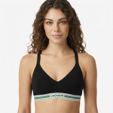  Lacoste Kadın Siyah Bra