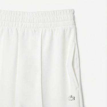  Lacoste Kadın Regular Fit Beyaz Eşofman Altı