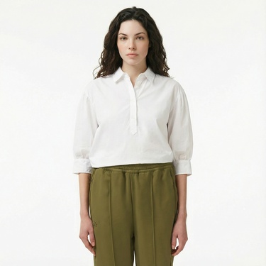  Lacoste Kadın Jogger Haki Pantolon