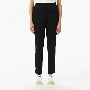  Lacoste Kadın Regular Fit Siyah Pantolon