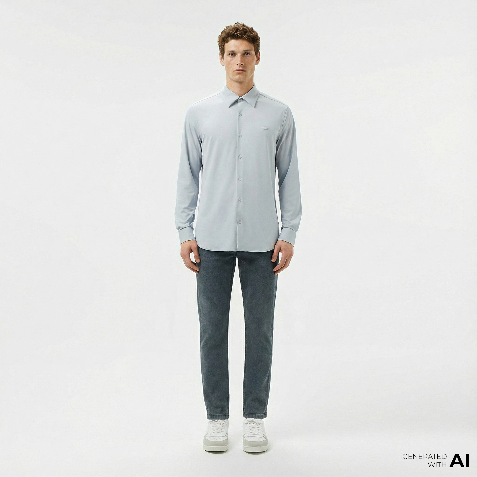 Lacoste Erkek Slim Fit Lacivert Jean Pantolon