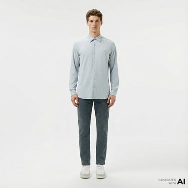  Lacoste Erkek Slim Fit Lacivert Jean Pantolon