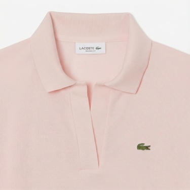  Lacoste Kadın Relaxed Fit Pembe Polo