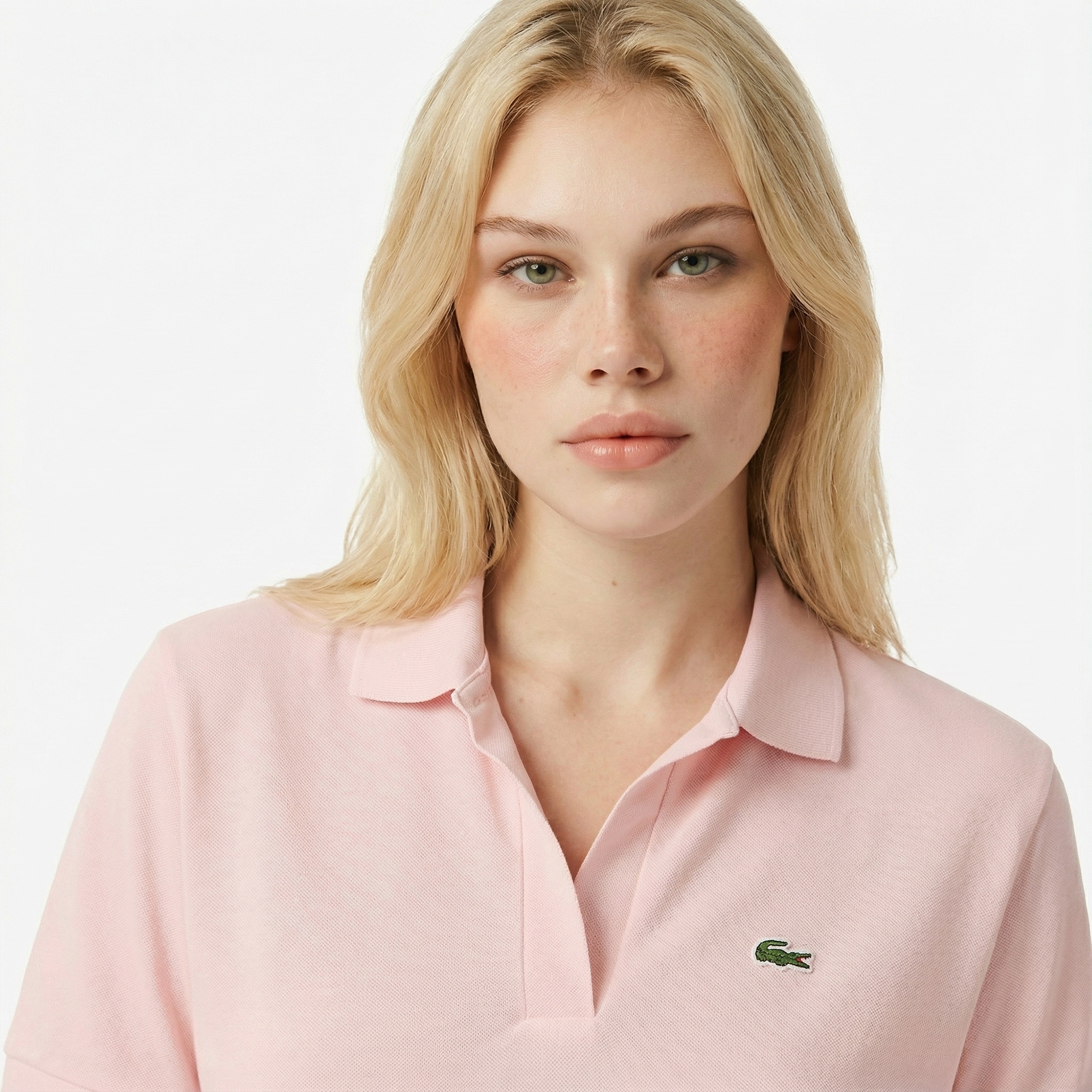 Lacoste Kadın Relaxed Fit Pembe Polo