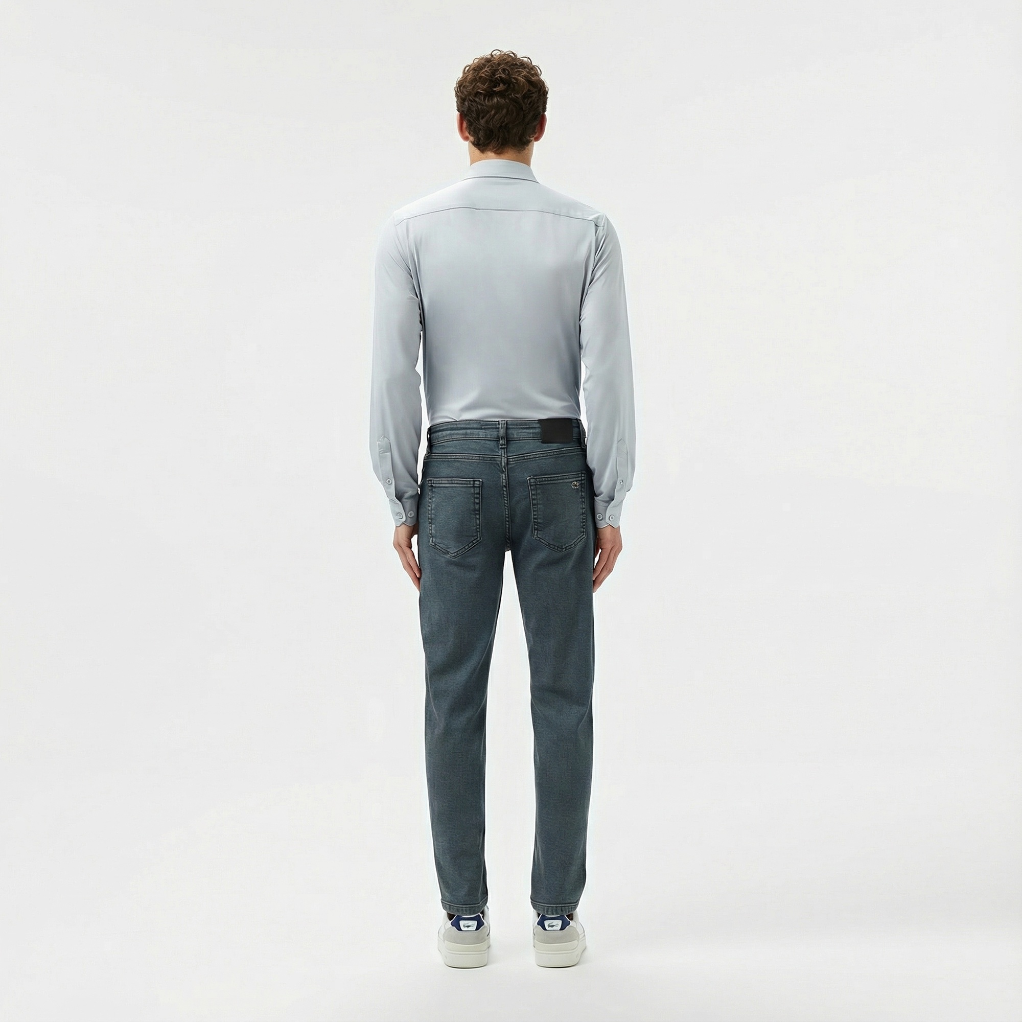 Lacoste Erkek Slim Fit Lacivert Jean Pantolon