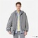 Lacoste Erkek Kapüşonlu Denim Gri Ceket
