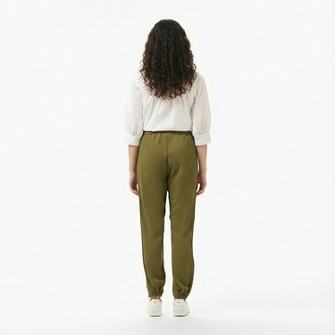  Lacoste Kadın Jogger Haki Pantolon