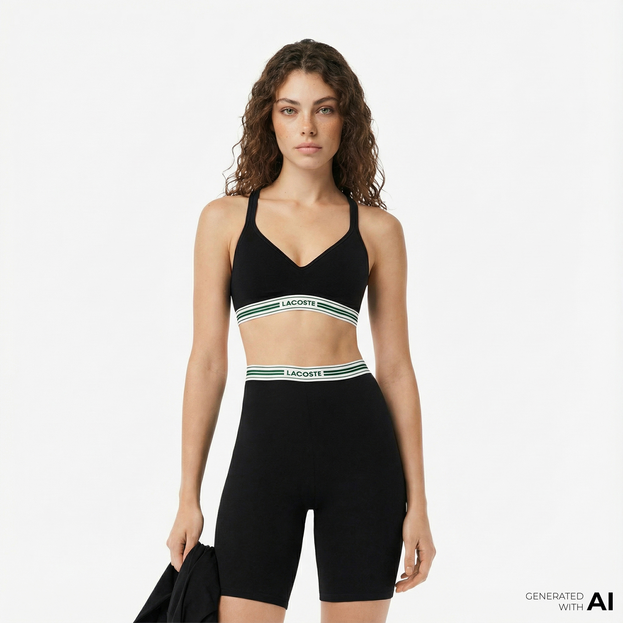  Lacoste Kadın Siyah Bra