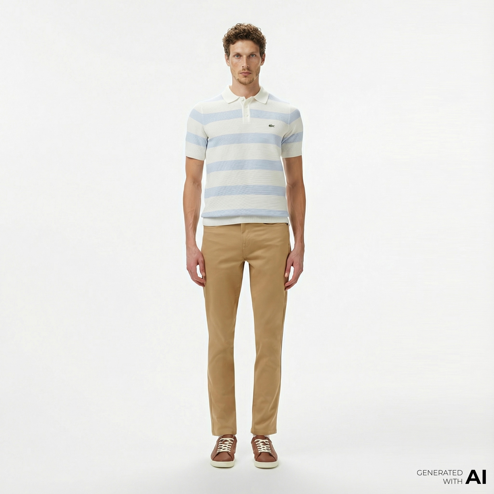 Lacoste Erkek Slim Fit Bej Jean Pantolon