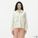 Lacoste Kadın Loose Fit Fermuarlı Beyaz Sweatshirt