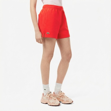  Lacoste Kadın Kırmızı Şort