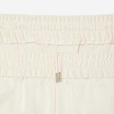  Lacoste Kadın Oversized Fit Krem Pantolon