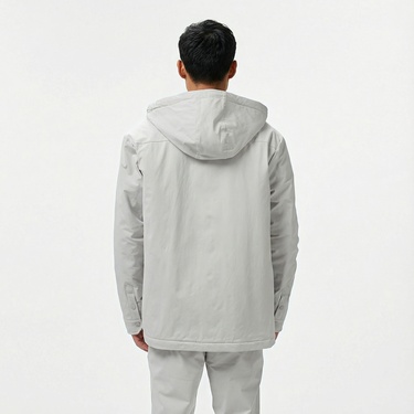  Lacoste Erkek Regular Fit Kapüşonlu Gri Ceket