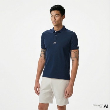 UCLA Quinton Erkek Lacivert Polo