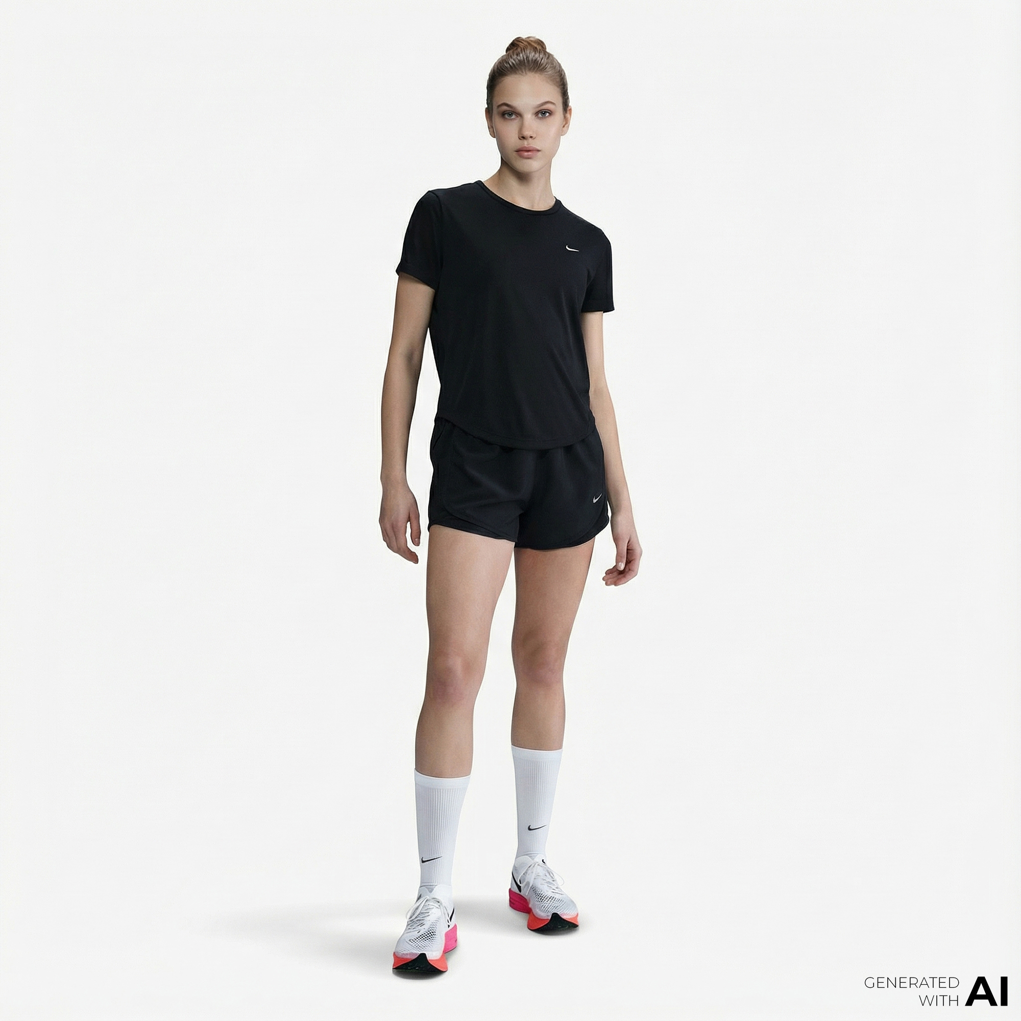  Nike Tempo Dri-Fit Kadın Siyah T-Shirt