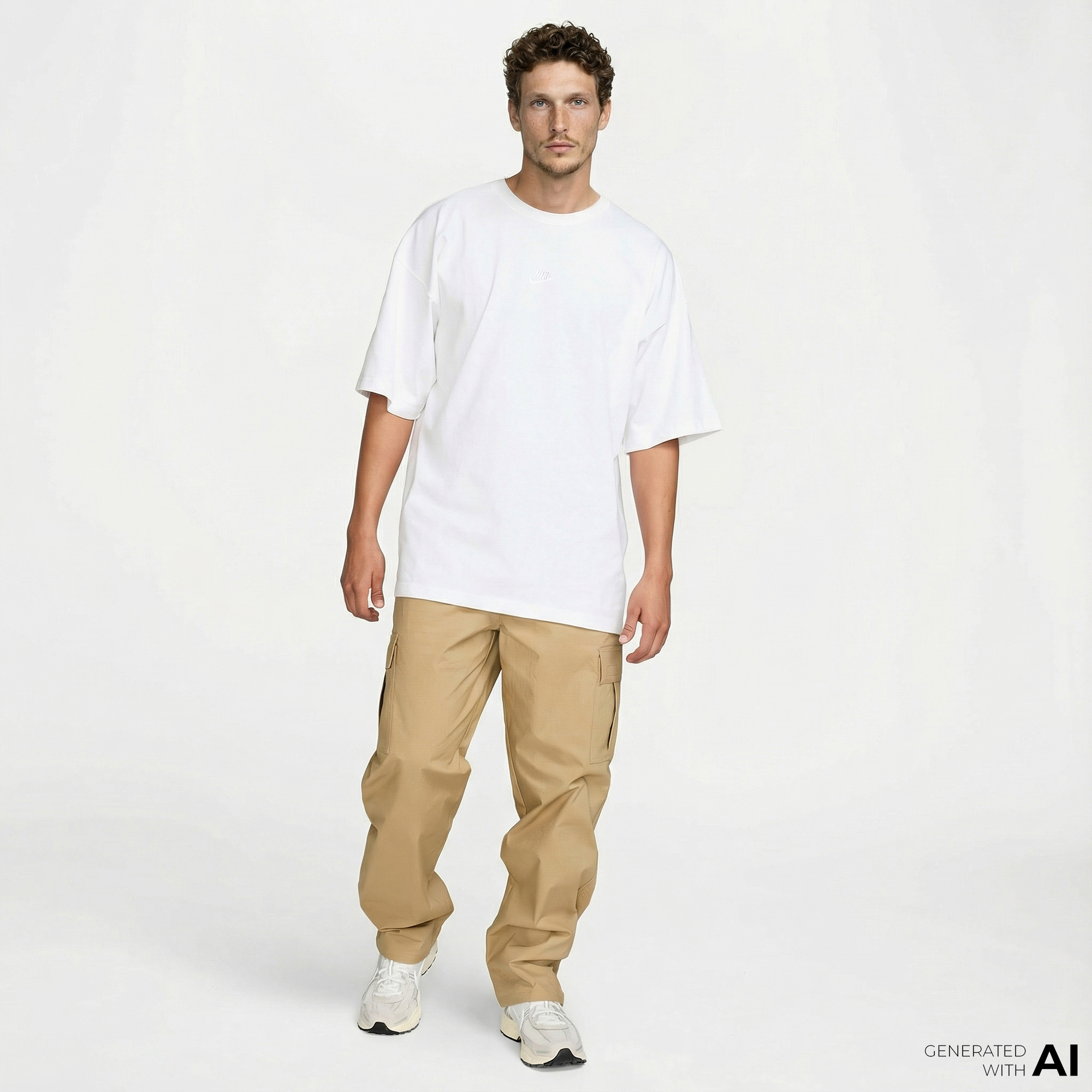  Nike Sportswear Premium Essentials Erkek Beyaz T-Shirt