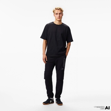  Nike Tech Woven Erkek Siyah Eşofman Altı