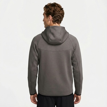  Nike Tech Fleece Erkek Gri Kapüşonlu Hoodie