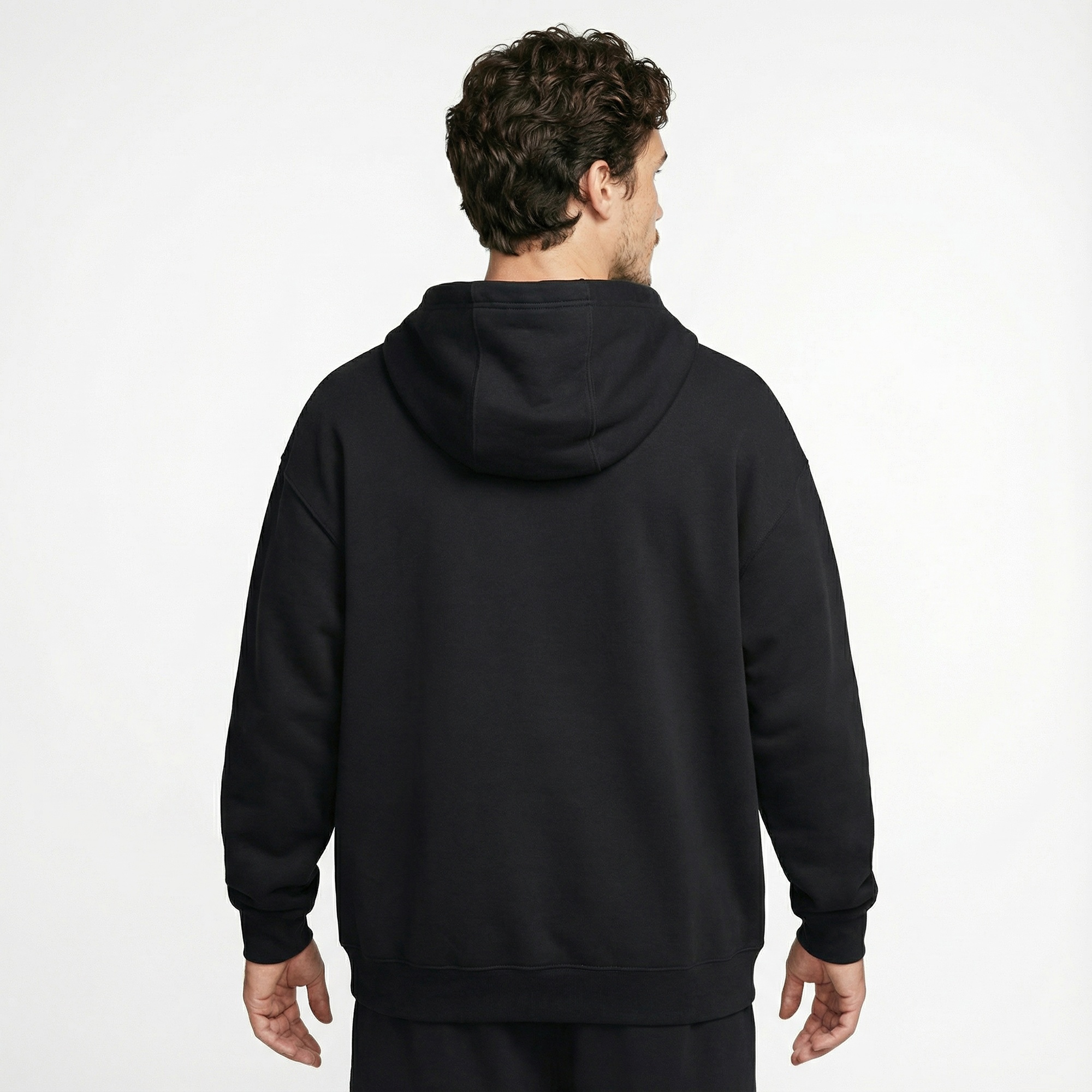 Nike Club Fleece Erkek Siyah Hoodie