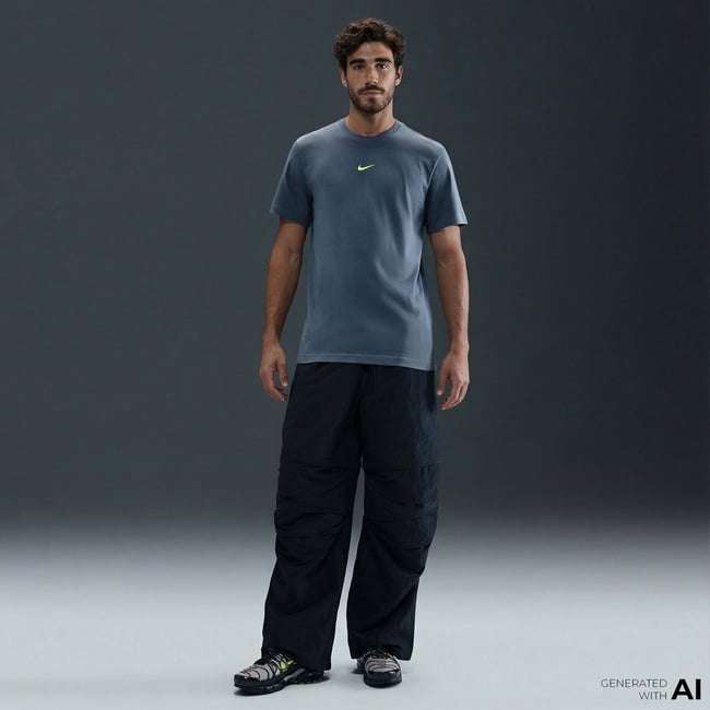  Nike Sportswear Erkek Mavi T-Shirt