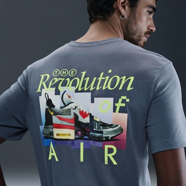  Nike Sportswear Erkek Mavi T-Shirt