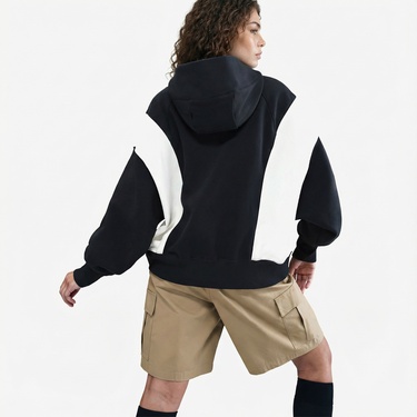  Nike Sportswear Phoenix Fleece Kadın Siyah Hoodie