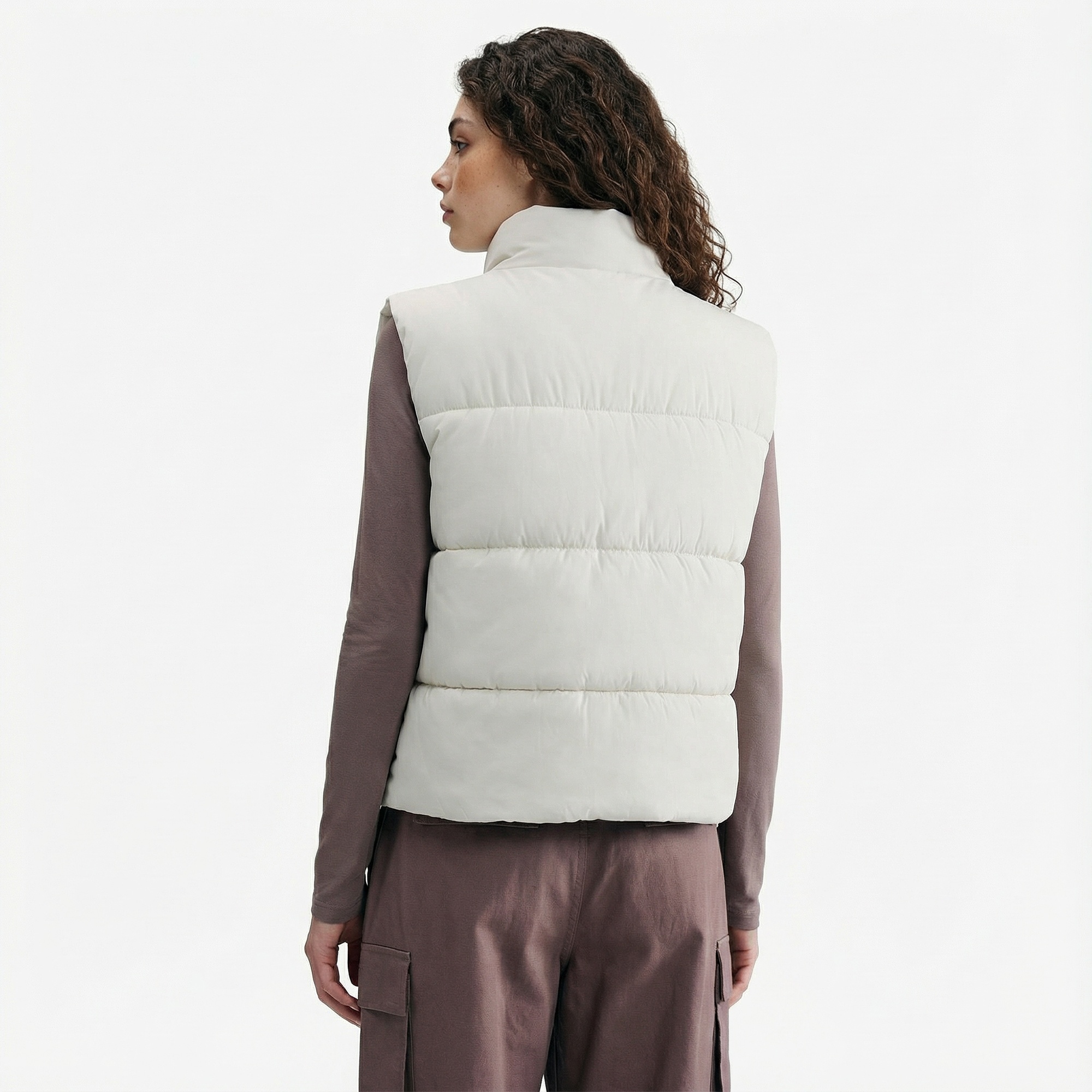 Nike Sportswear Classic Puffer Kadın Beyaz Yelek