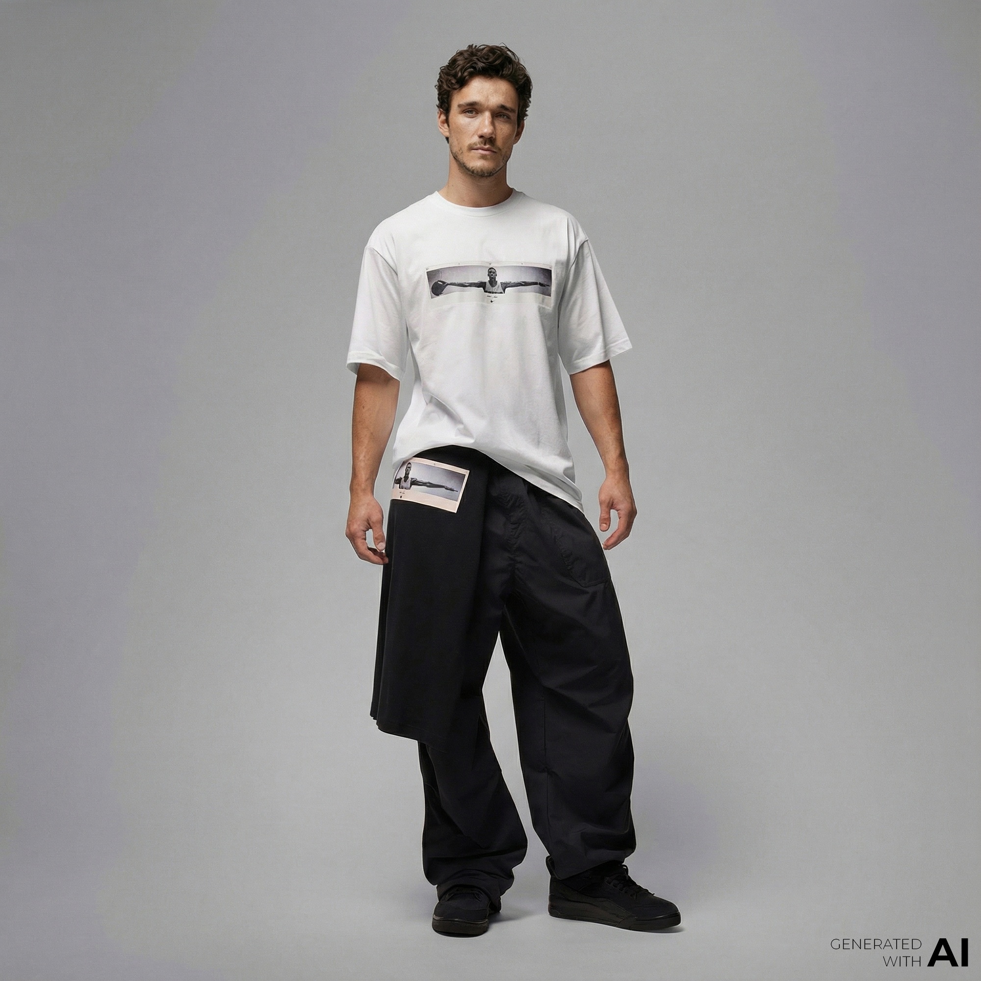 Jordan Wings Erkek Beyaz T-Shirt