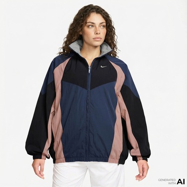  Nike Sportswear Street Kadın Renkli Ceket