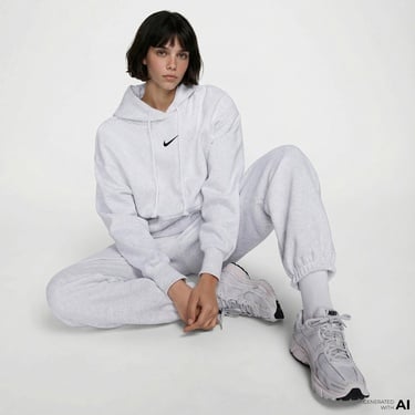  Nike Sportswear Phoenix Fleece Kadın Beyaz Eşofman Altı