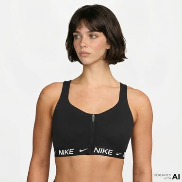  Nike Indy High Support Kadın Siyah Bra