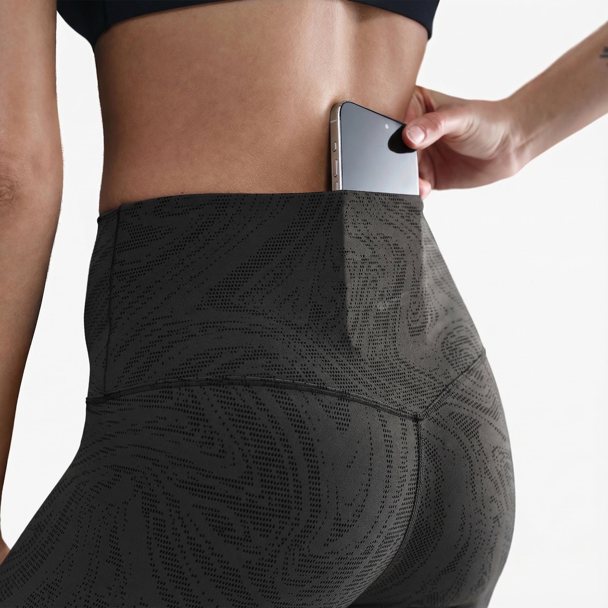 Nike Dri-Fit Zenvy Kadın Siyah Tayt