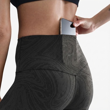  Nike Dri-Fit Zenvy Kadın Siyah Tayt