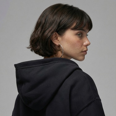  Jordan Brooklyn Fleece Kadın Siyah Sweatshirt