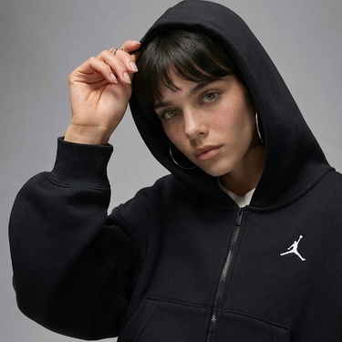 Jordan Brooklyn Fleece Kadın Siyah Sweatshirt