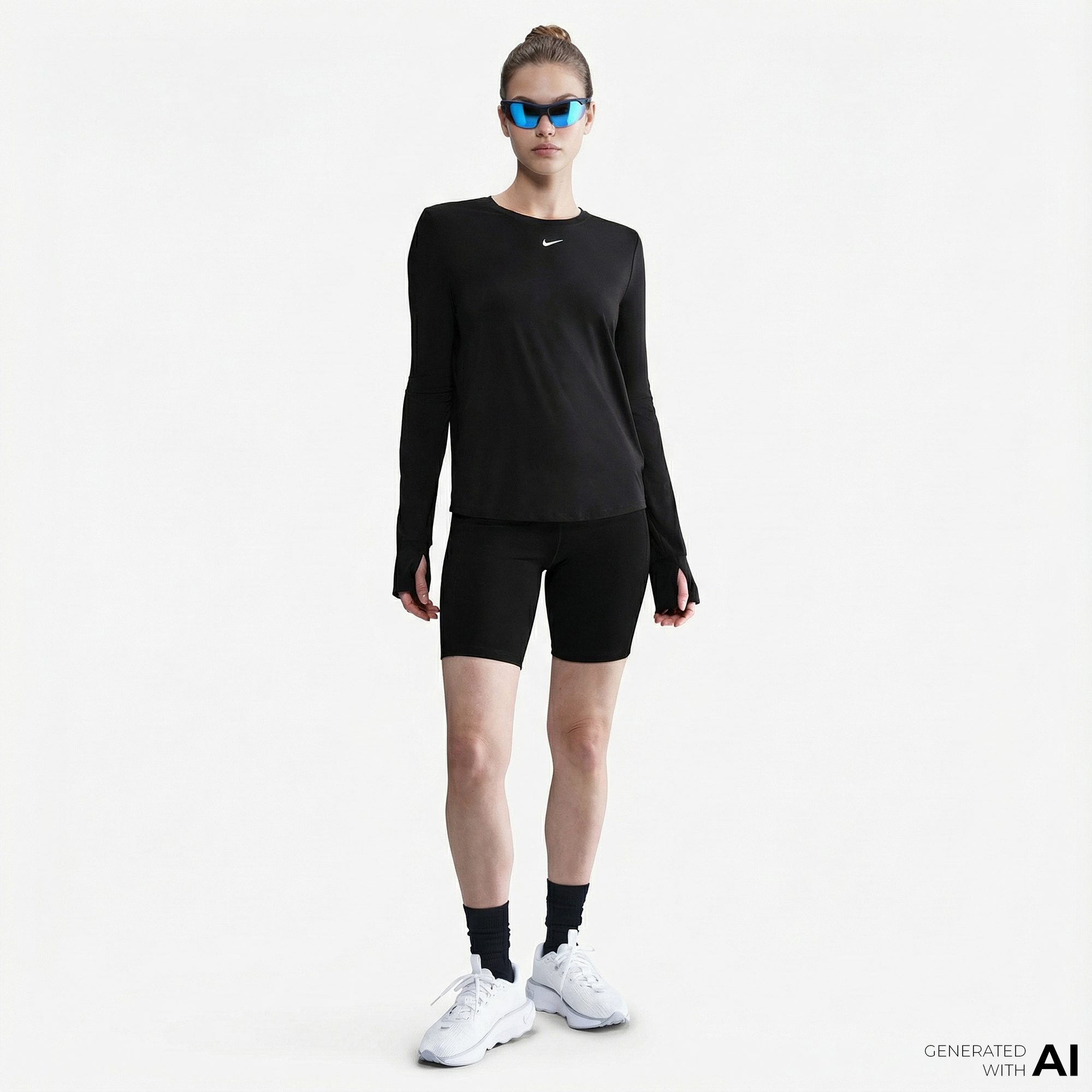  Nike One Classic Dri-Fit Kadın Siyah T-Shirt