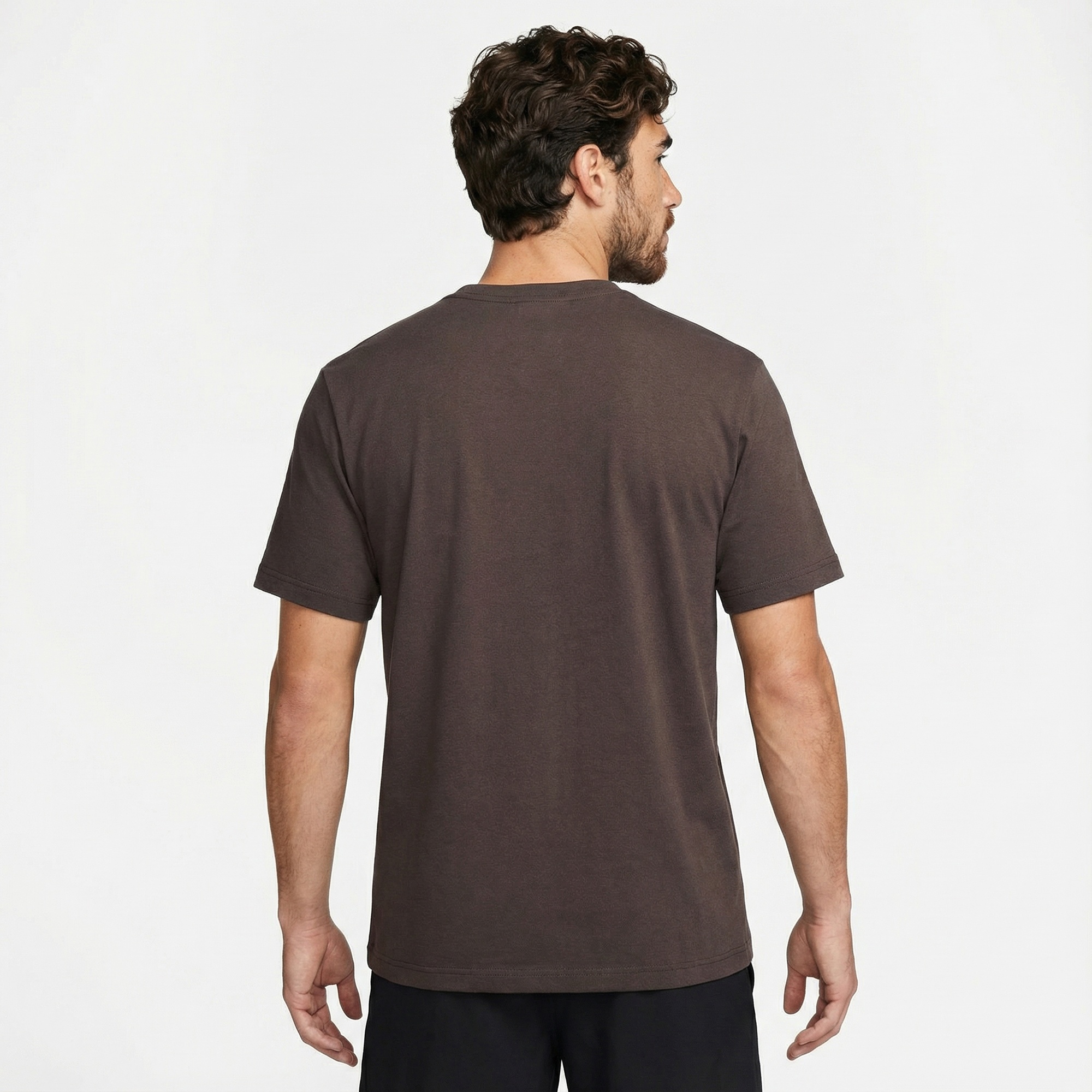 Nike Dri-Fit Hyverse Erkek Kahverengi T-Shirt