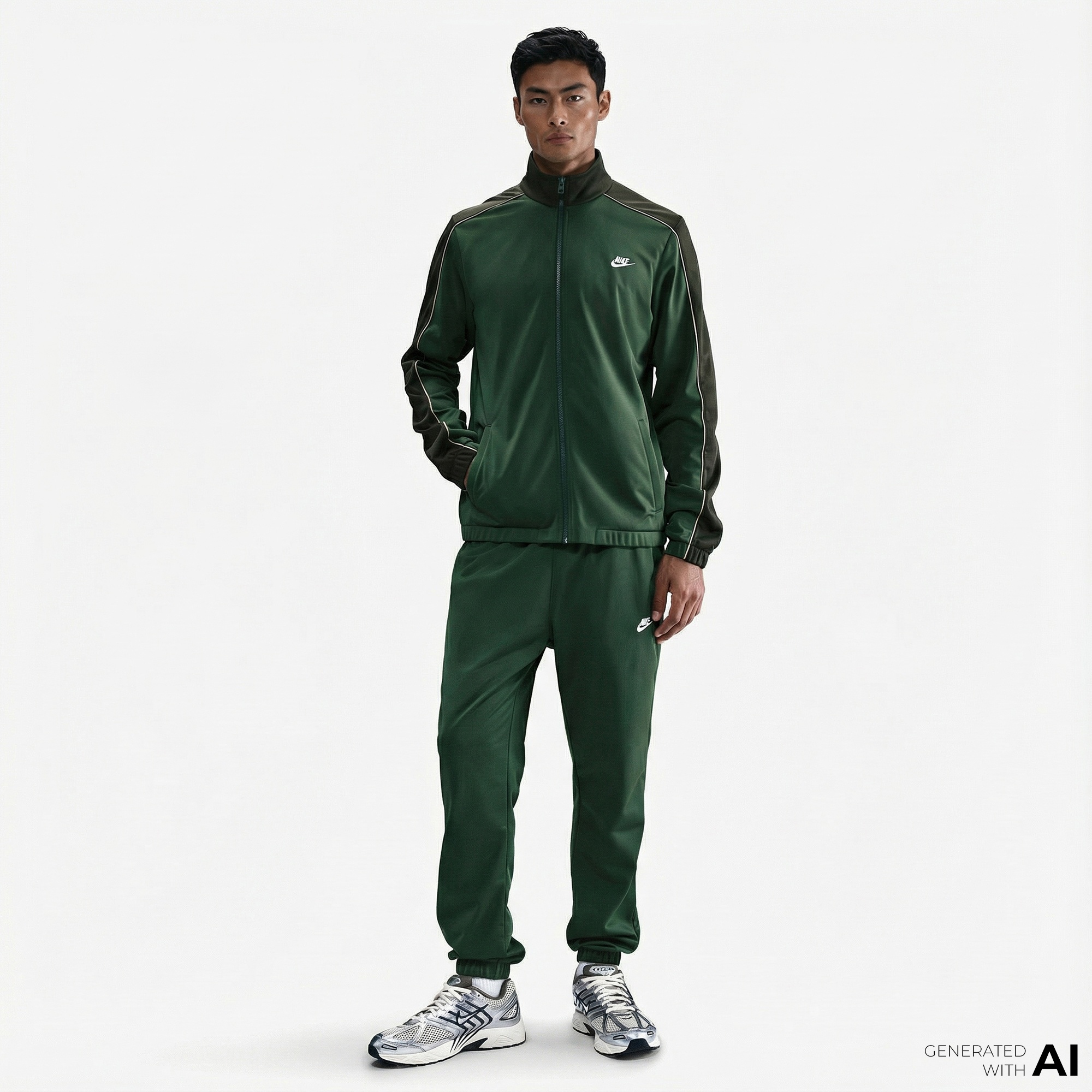 Nike Sportswear Club Erkek Yeşil Eşofman Takımı