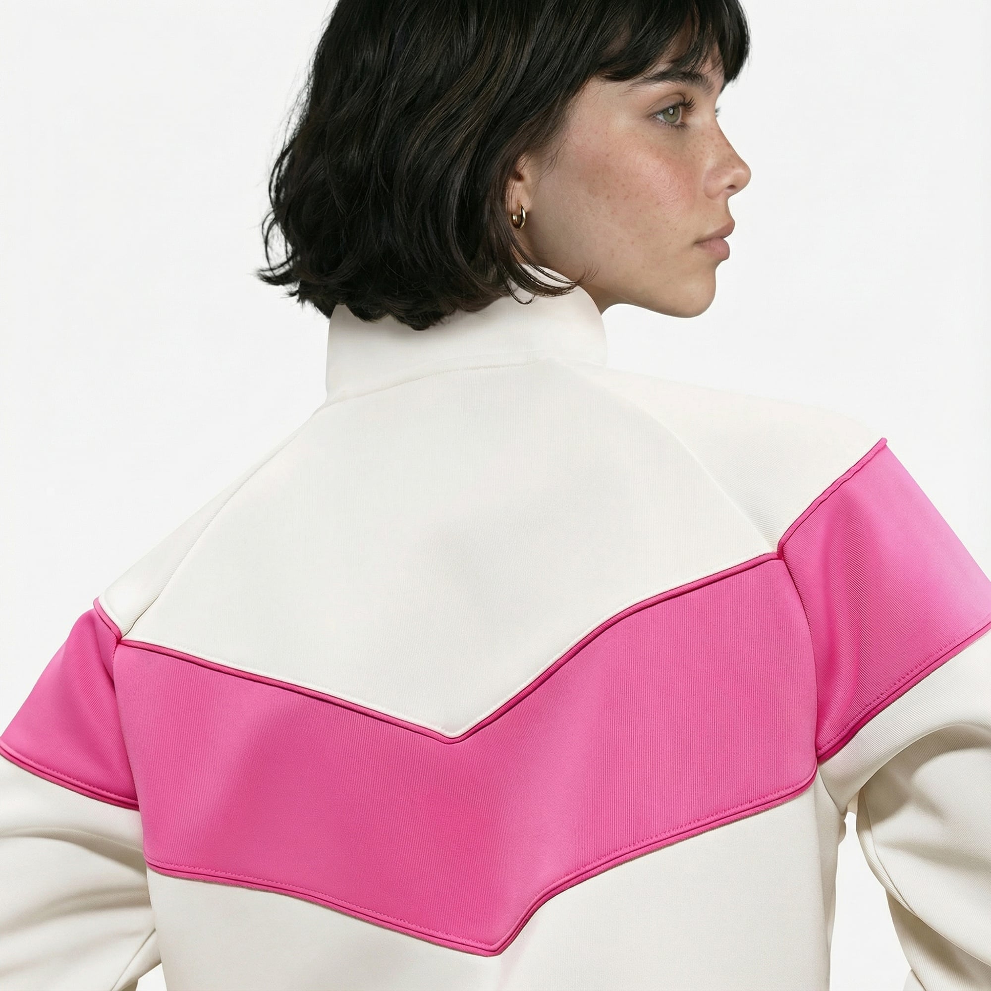 Nike Sportswear Windrunner Poly Kadın Krem Rengi Ceket